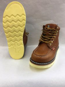 Cactus Men’s 6061 6” Full-Grain Leather Work Boots - Lt Brown